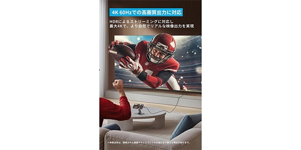 Anker ( アンカー )  / Anker Nano USB-C&HDMIケーブル (4K 60Hz, 高耐久ナイロン)1.8m画像2