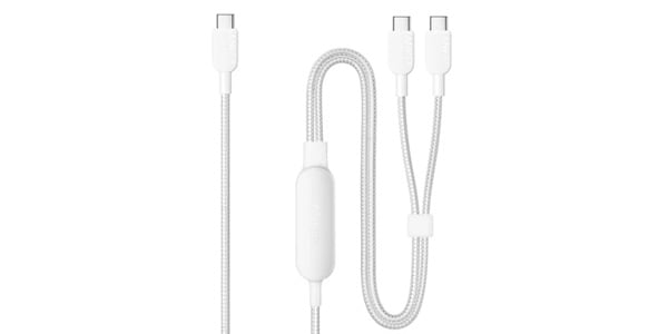 Anker ( アンカー ) / USB-C&USB-Cケーブル (2-in-1, 140W) (1.2m ホワイト)