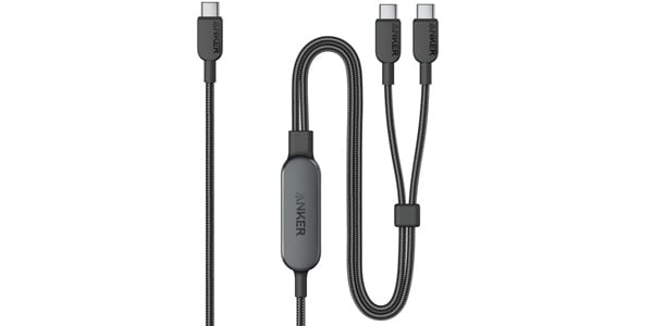Anker ( アンカー ) / USB-C&USB-Cケーブル (2-in-1, 140W) 1.8m ブラック