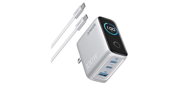 Anker ( アンカー )  / Anker Charger(100W,3Ports)with USB-C&USB-C シルバー