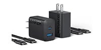 Anker / Anker Charger(20W,2Port)with USB-C&USB-C 2個セット ブラック