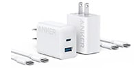 Anker / Anker Charger(20W,2Port)with USB-C&USB-C 2個セット ホワイト