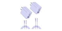 Anker / Anker Charger(20W,2Port)with USB-C&USB-C 2個セット パープル