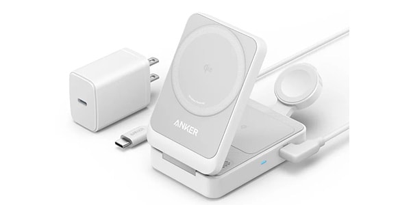 Anker / MagGo Wireless Charging Station(Foldable3-in-1) ホワイト