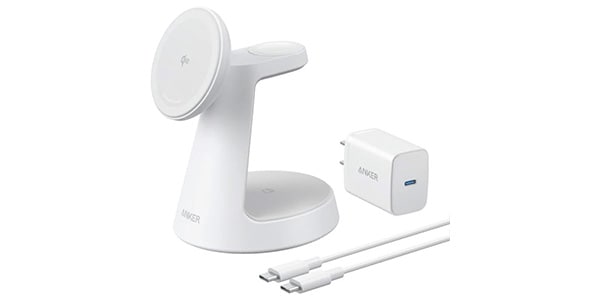 Anker / MagGo Wireless Charging Station(3-in-1,Dock Stand) ホワイト