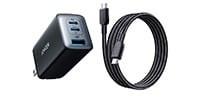 Anker / Anker PowerPort Ⅲ 3-Port 65W Pod with USB-C&USB-C ブラック