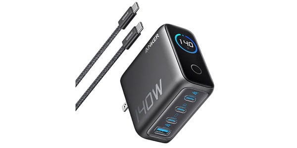 Anker ( アンカー )  / Anker Charger(140W, 4Ports)with USB-C&USB-Cケーブル グレー