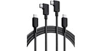 Anker / USB-C&USB-Cケーブル (L字) 1.8m 2本セット ブラック