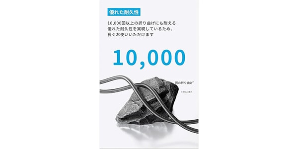 Anker ( アンカー ) / USB-C&USB-Cケーブル (L字) 1.8m 2本セット ブラック画像3