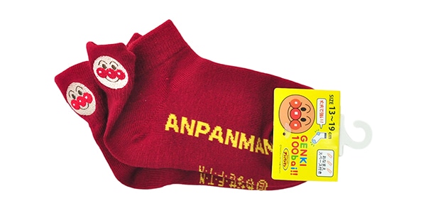 アンパンマン ( アンパンマン )  / キッズ　踵刺繍スニーカー丈　13/19　アンパンマン