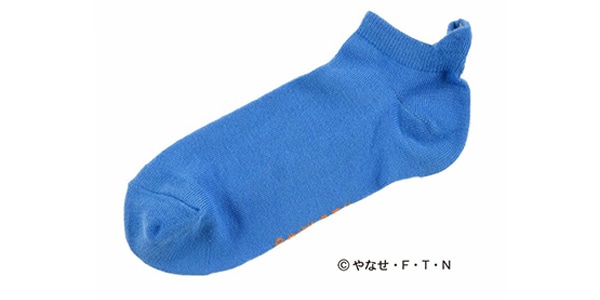 アンパンマン / Heel embroidery sneaker socks 23-25cm Dadandan