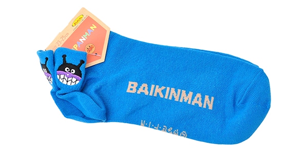 アンパンマン ( アンパンマン )  / 踵刺繍スニーカー 23/25　ばいきんまん