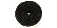 ALLPARTS AP-0674-023 Black Felt Washers（2）