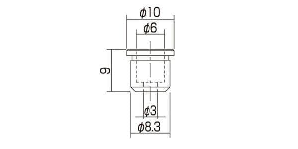 ALLPARTS / AP-0087-010 Chrome String Ferrules 画像2