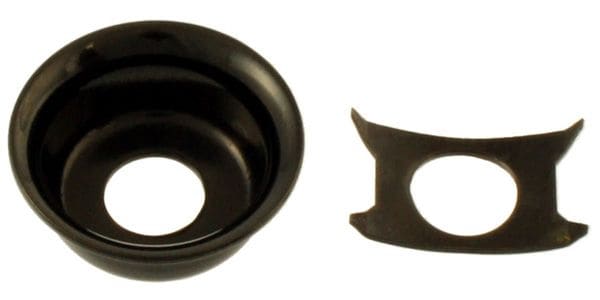 /AP-0275-003 Black Input Cup Jackplate for Telecaster