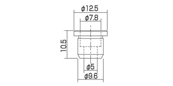 ALLPARTS / AP-0287-002 Gold Bass Ferrules 画像2