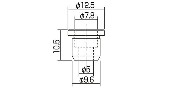 ALLPARTS / AP-0287-003 Black Bass Ferrules 画像2