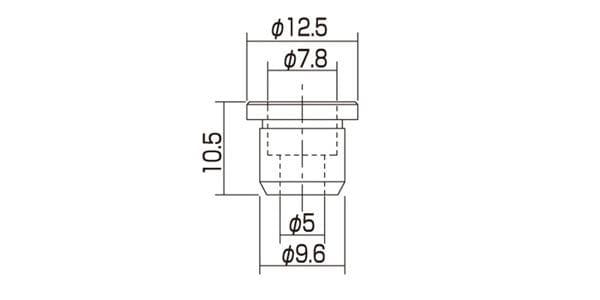 ALLPARTS / AP-0287-010 Chrome Bass Ferrules 画像2