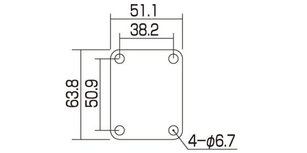ALLPARTS / AP-0600-007 Aged Chrome Neckplate 画像2