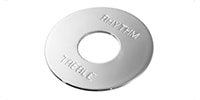ALLPARTS / AP-0663-010 Chrome Metal Rhythm/Treble Ring