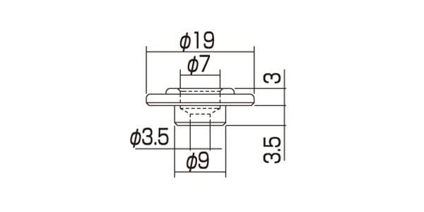 ALLPARTS / AP-6710-001 Nickel Bass String Guide 画像2