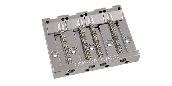 ALLPARTS / BB-3350-001 Omega Bass Bridge Nickel