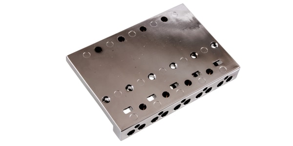 ALLPARTS / BB-3360-001 5-String Omega Bass Bridge Nickel画像4