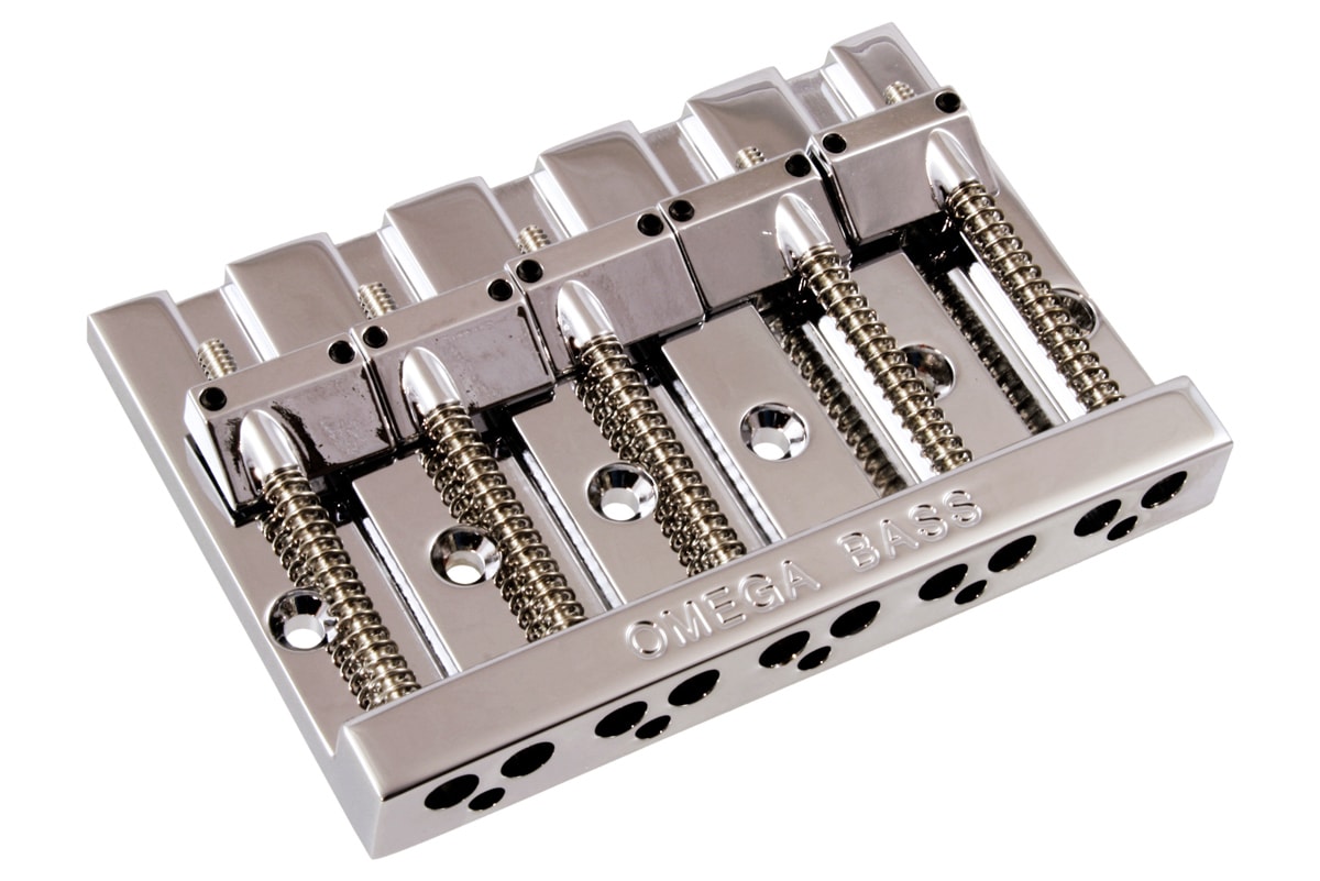 /BB-3360-001 5-String Omega Bass Bridge Nickel