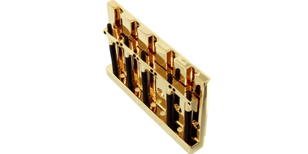ALLPARTS / BB-3360-002 5-String Omega Bass Bridge Gold画像3