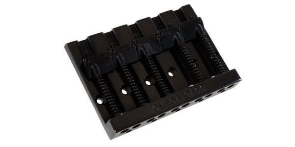 ALLPARTS / BB-3360-003 5-String Omega Bass Bridge Black