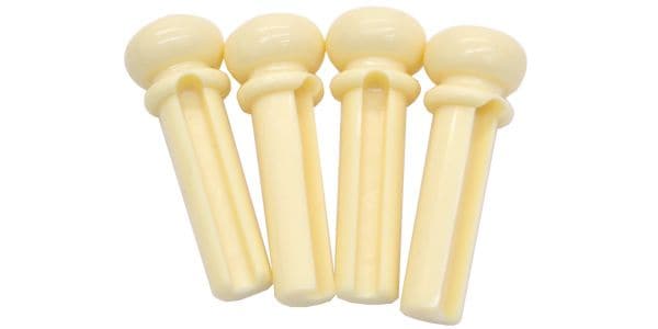 ALLPARTS / BP-0677-028 Cream Grooved Acoustic Bass Bridge Pins画像2