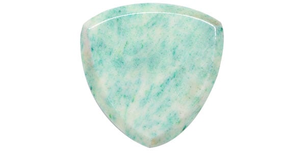 Animals Pedal / Wild Picks Cow Bone Tri Pick Chamfer Green Small