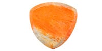 Animals Pedal Wild Picks Cow Bone Tri Pick Chamfer Orange Small