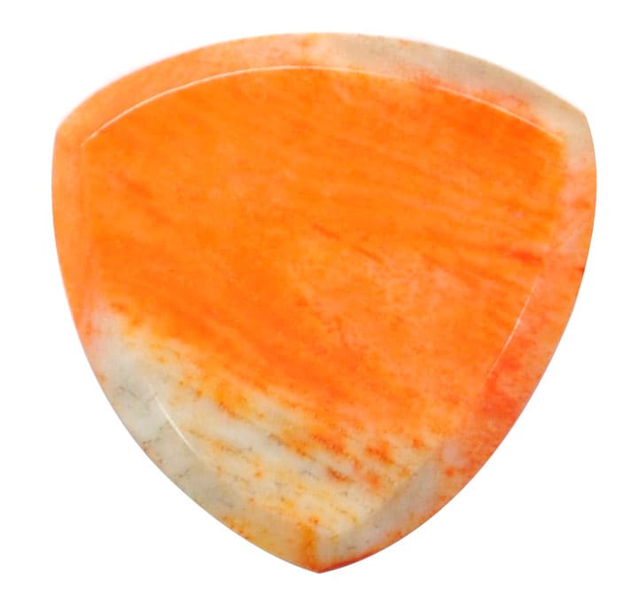 /Wild Picks Cow Bone Tri Pick Chamfer Orange Small