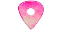 Animals Pedal Wild Picks　Cow Bone Tear Drop Pink Center Hall