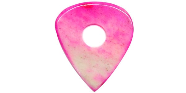 Animals Pedal / Wild Picks　Cow Bone Tear Drop Pink Center Hall