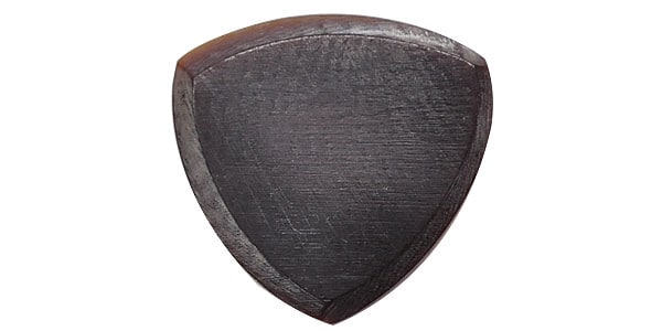 Animals Pedal / Wild Picks　Cow Hoof Tri Pick Chamfer Dent Brown Small画像2