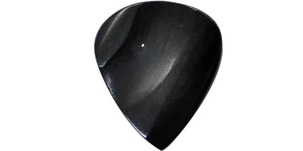 Animals Pedal / Wild Picks Cow Horn Jazz Pick Double Dent Black Small画像2