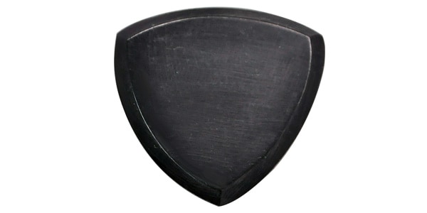 Animals Pedal / Wild Picks　Cow Horn Tri Pick Chamfer Black