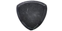 Animals Pedal Wild Picks Cow Horn Tri Pick Chamfer Black Small