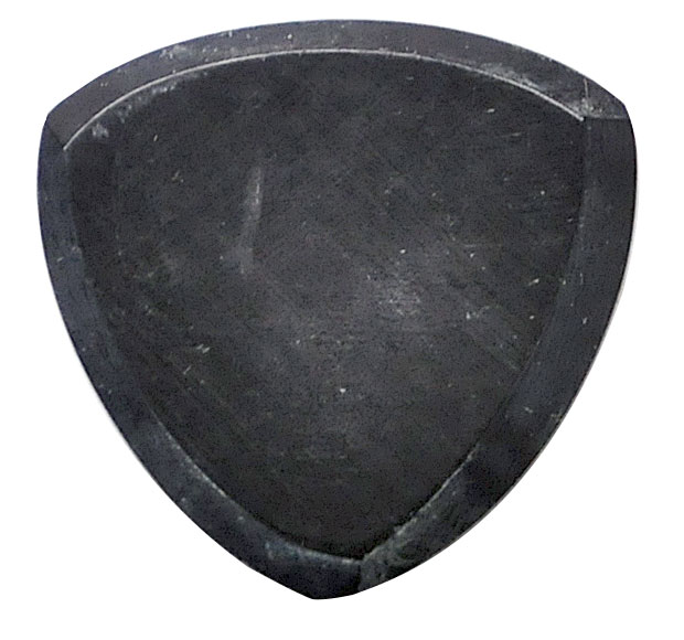 /Wild Picks Cow Horn Tri Pick Chamfer Black Small