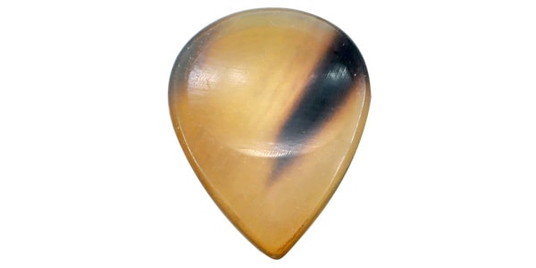 Animals Pedal / Wild Picks　Cow Horn Tear Drop Dent Brown