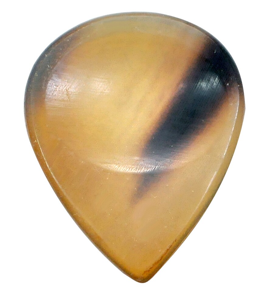 /Wild Picks　Cow Horn Tear Drop Dent Brown