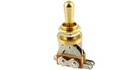 ALLPARTS / EP-0066-002 Gold Short Straight Toggle Switch