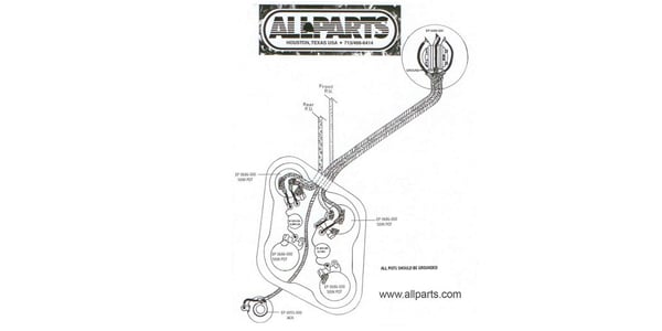 ALLPARTS / EP-0066-002 Gold Short Straight Toggle Switch画像2