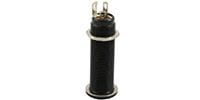  EP-0152-003 Switchcraft Black Stereo Long Threaded Jack