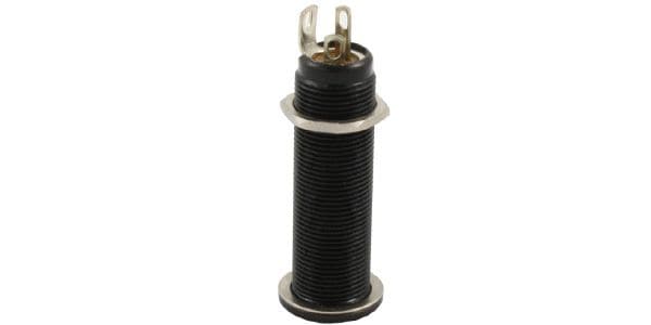 /EP-0152-003 Switchcraft Black Stereo Long Threaded Jack