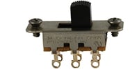 ALLPARTS EP-0260-023 Switchcraft Black On-On Slide Switch