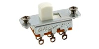  EP-0260-025 Switchcraft White On-On Slide Switch