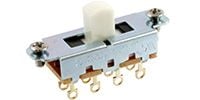  EP-0261-025 Switchcraft White On-Off-On Slide Switch